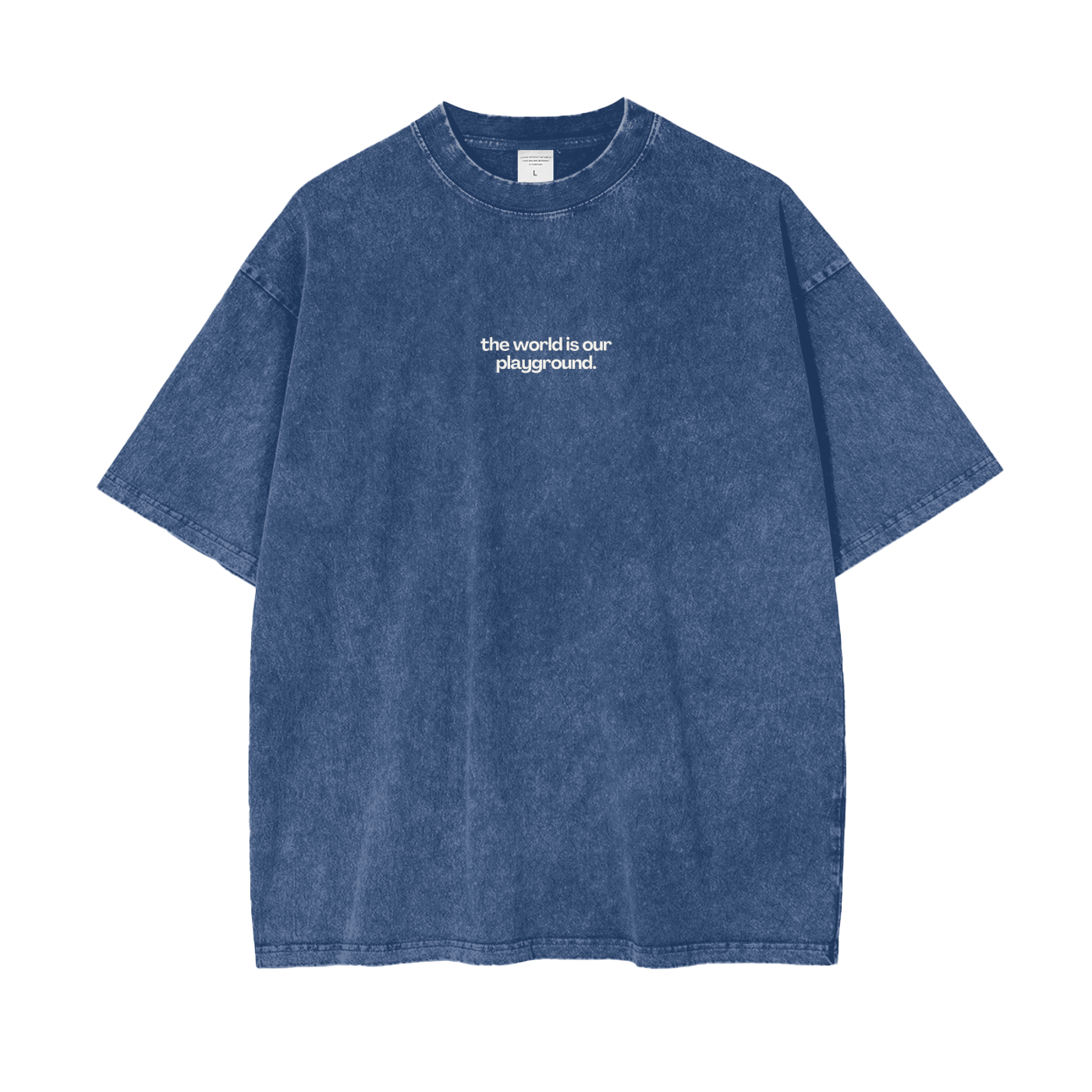World Is Our Playground Oversized Tee – For the Frolic