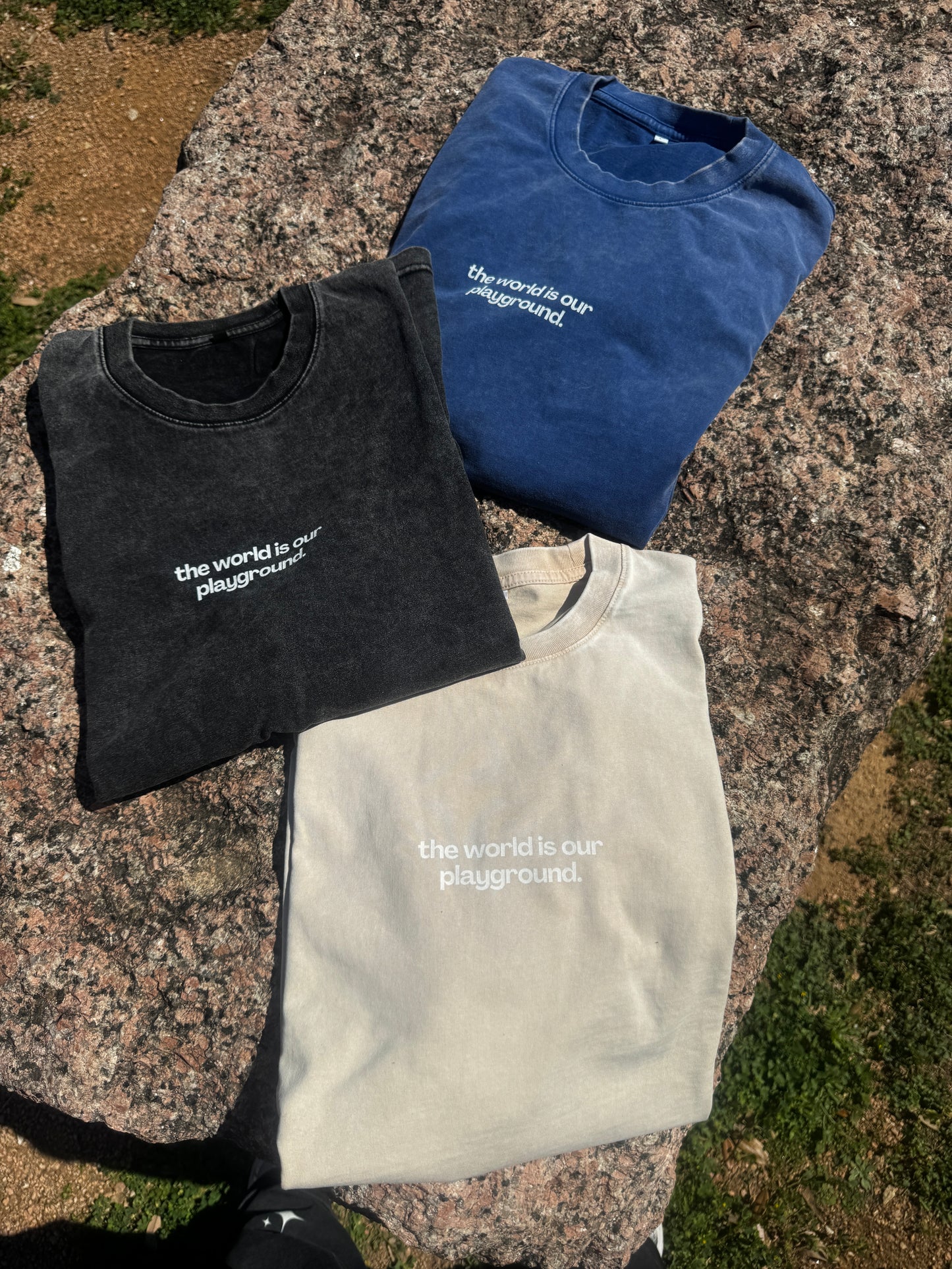 World Is Our Playground Oversized Tee